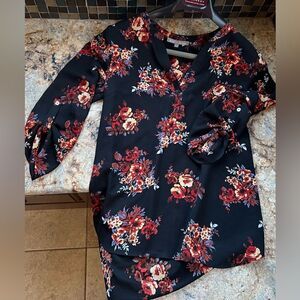 Fall autumn Floral Top